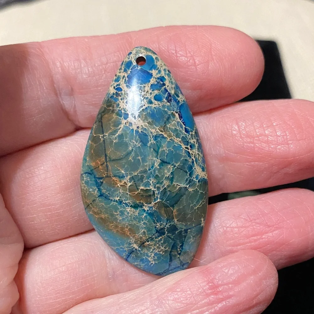 Natural Colorful gemstone pendant stones for jewelry makers